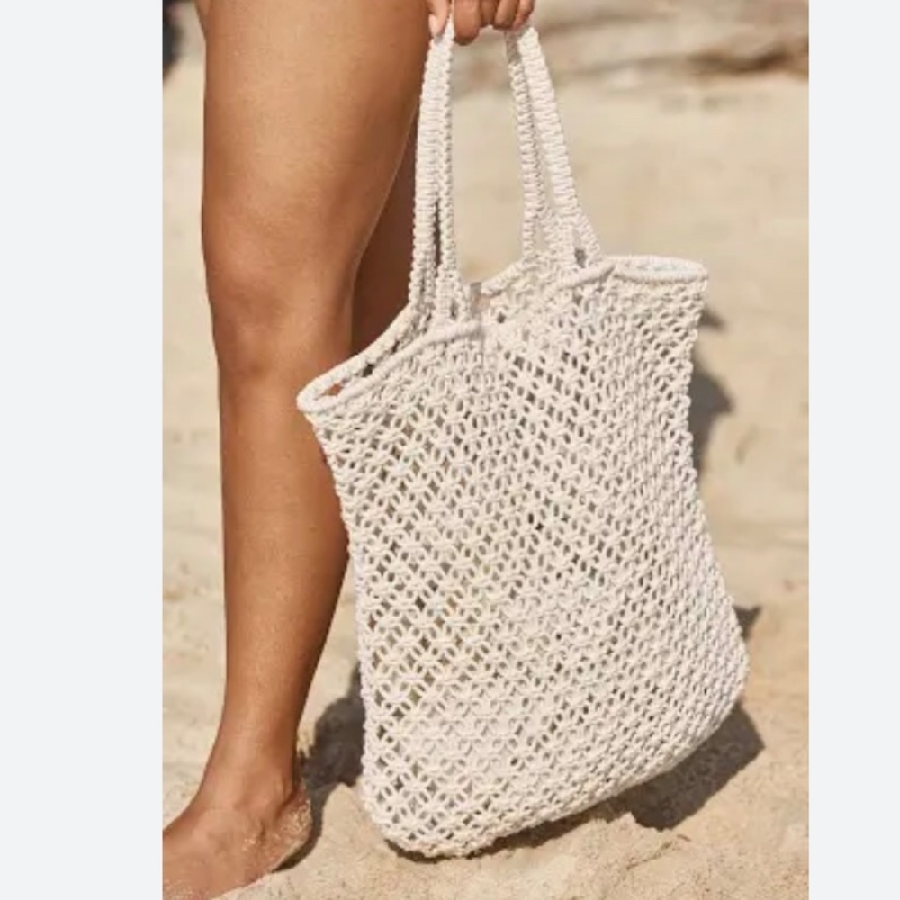 The Beach People Macrame Tote Bag